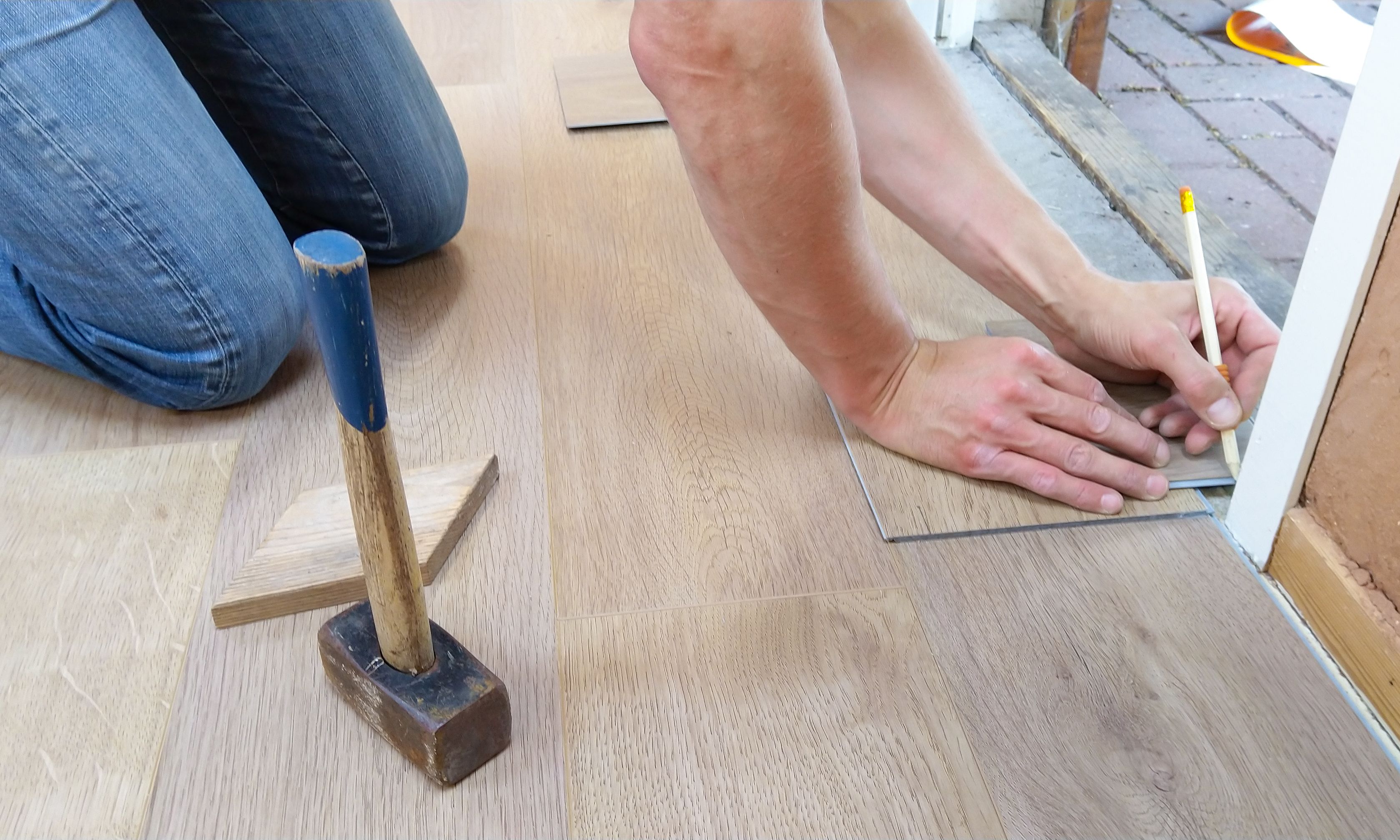 Beautiful hardwood flooring installation showcasing professional craftsmanship